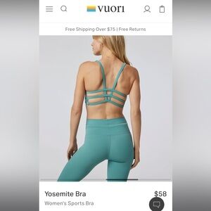 Vuori Yosemite Sports Bra